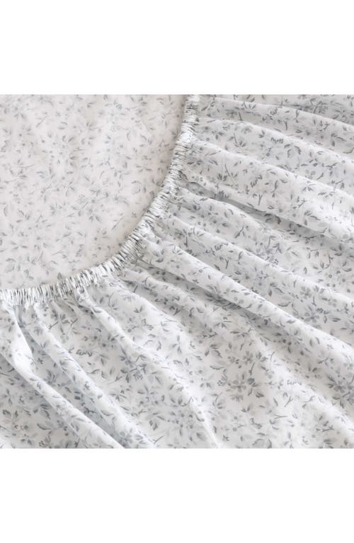 Laura Ashley Tierney Floral 300 Thread Count Cotton Sateen Sheet Set