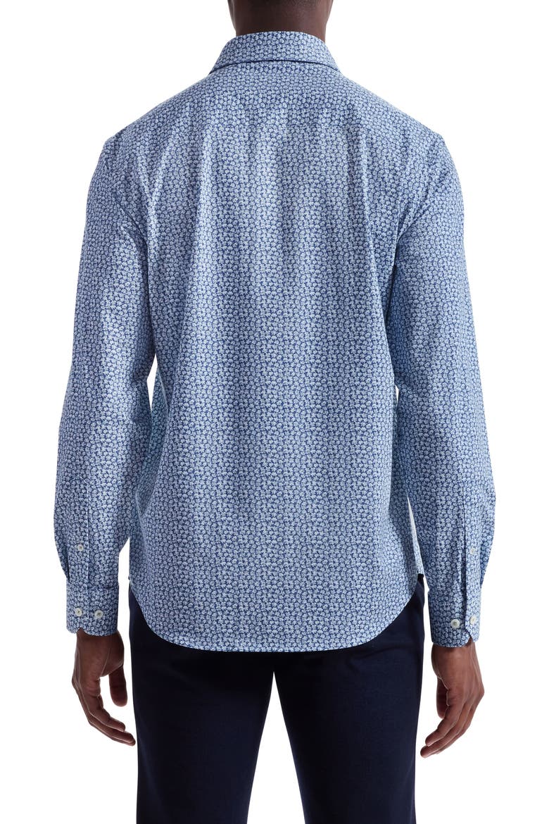 James OoohCotton® Floral Button-Up Shirt, Alternate, color, KHAKI