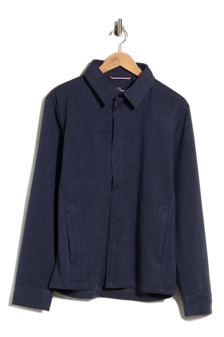 Shirt Jacket, Main, color, NAVY