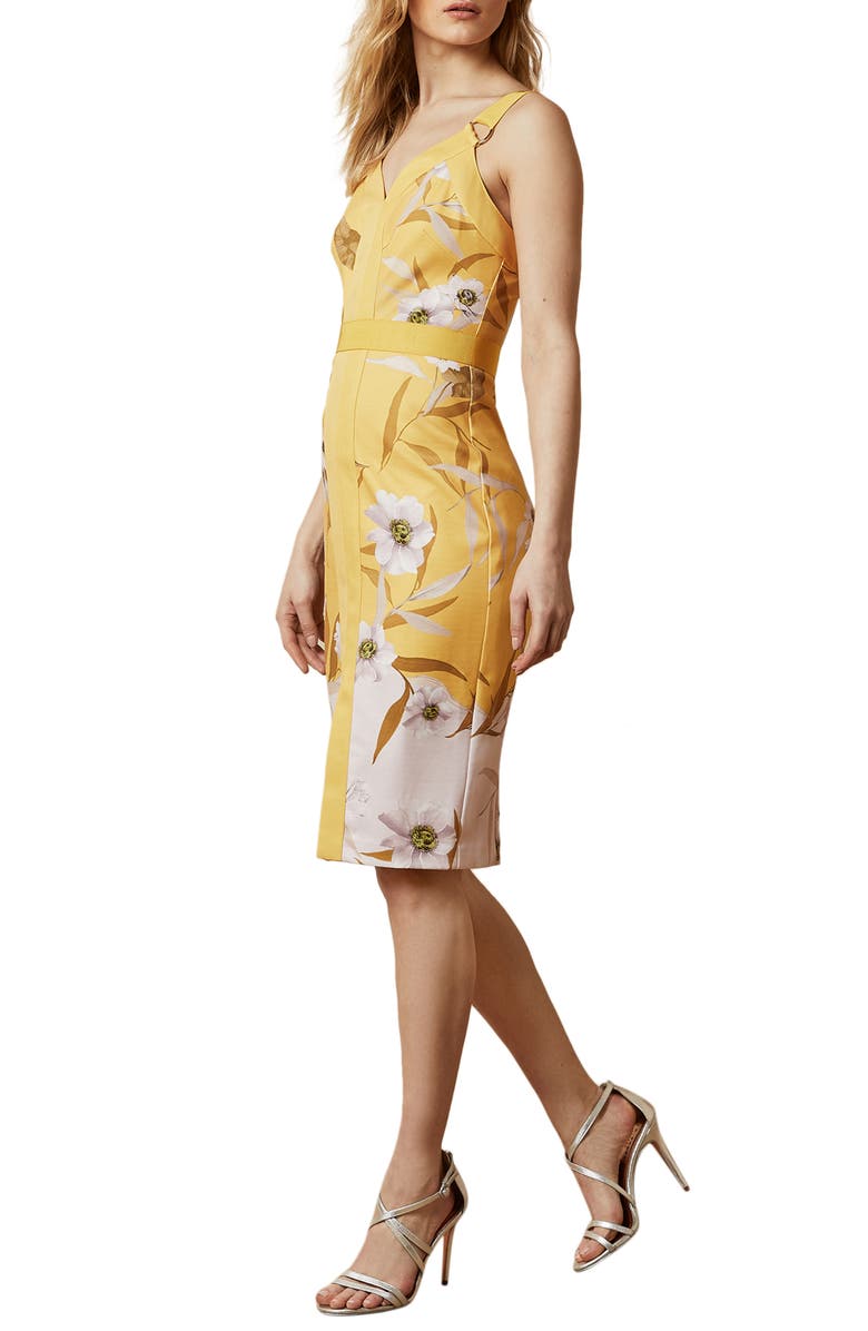 Ted Baker London Peppinn Cabana Body-Con Dress, Alternate, color, 