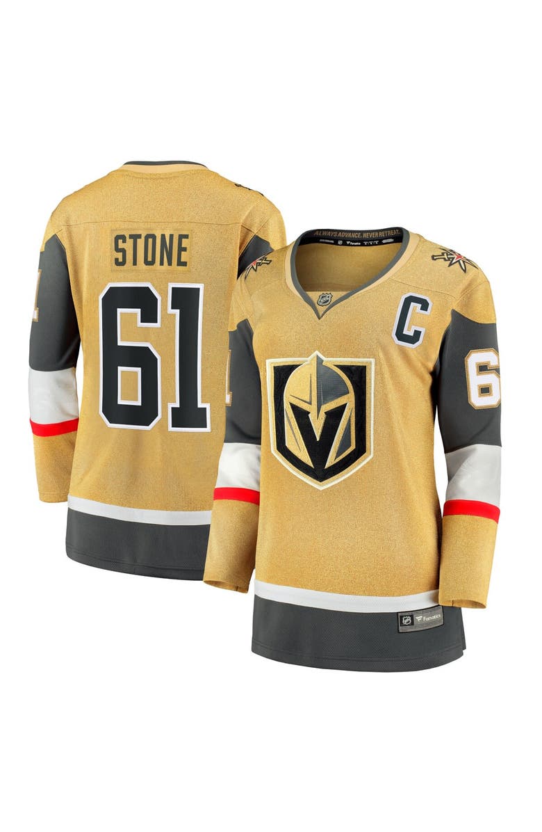 FANATICS Women's Fanatics Mark Stone Gold Vegas Golden Knights Captain Patch Home Breakaway Player Jersey, Main, color, Gold