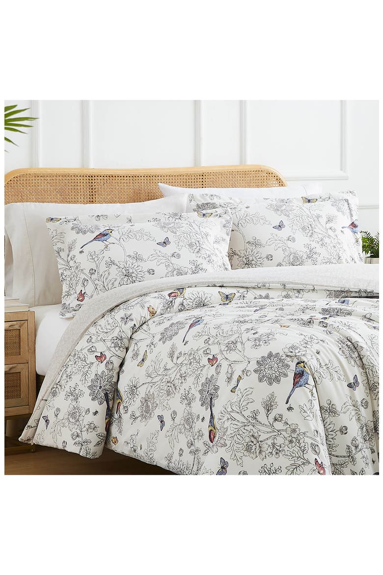 Bayberry Reversible Duvet & Sham Set, Alternate, color, BEIGE