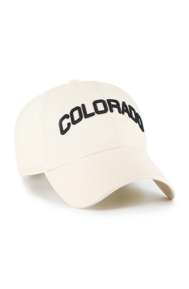 '47 Men's '47 Sand Colorado Buffaloes Vault Clean Up Adjustable Hat, Alternate, color,