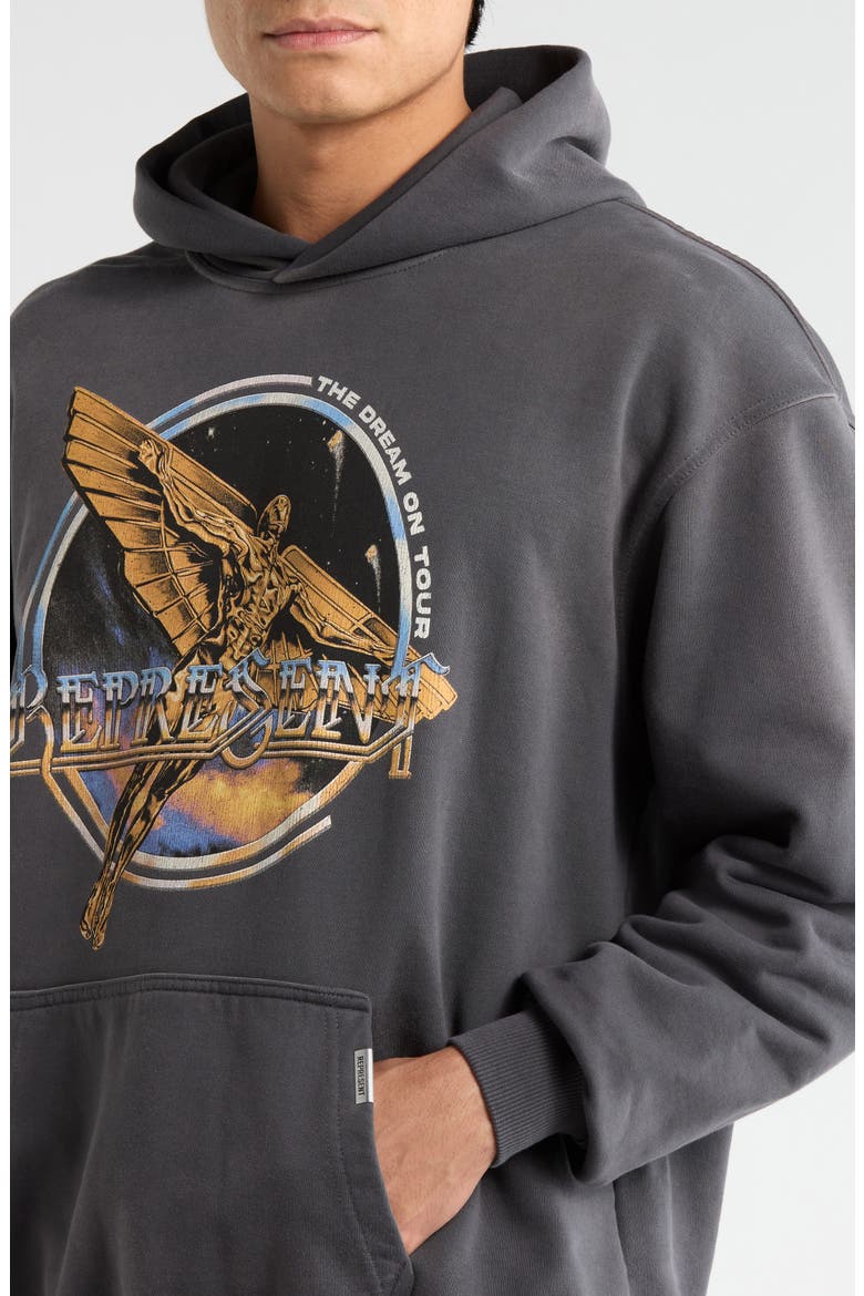 Golden Tour Hoodie, Alternate, color, SUN FADE GREY
