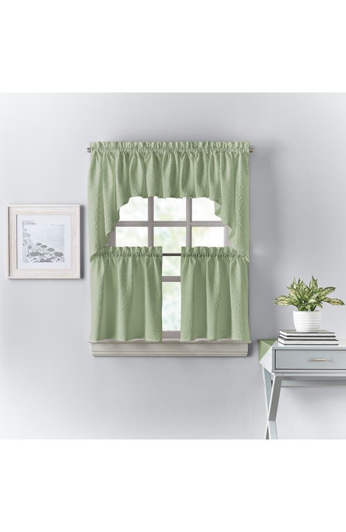 Dkny Chrysanthemum Set Of 2 Floral Swags In Sage