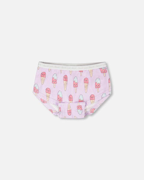 Organic Cotton Ice Creams Boyshort Panty (Toddler, Little Kid & Big Kid)