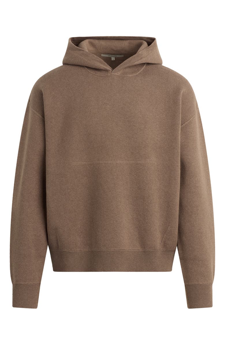 Hudson Jeans Cotton & Cashmere Double Knit Hoodie, Alternate, color, Taupe