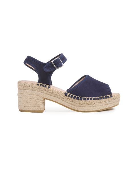 Block Heel Espadrille Sandal