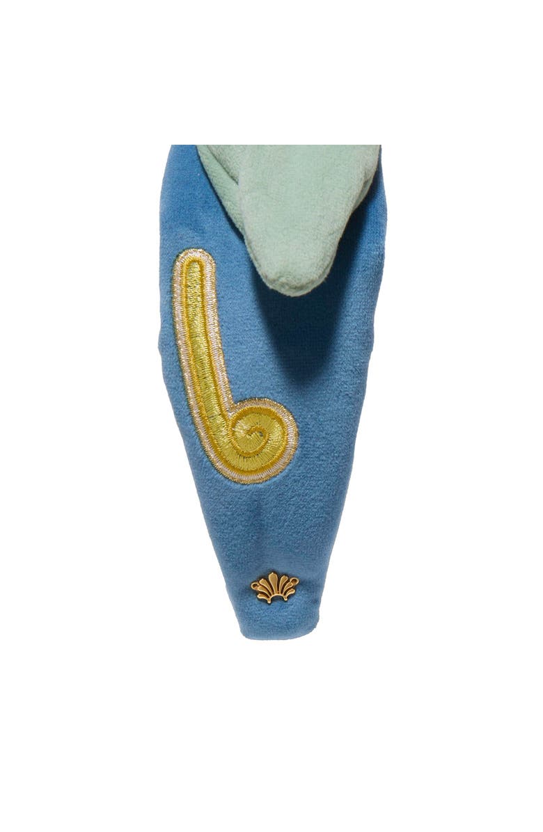 Lele Sadoughi The Met X Lele Veronica Klee Embroidered Headband, Alternate, color, Landscape Columns 999