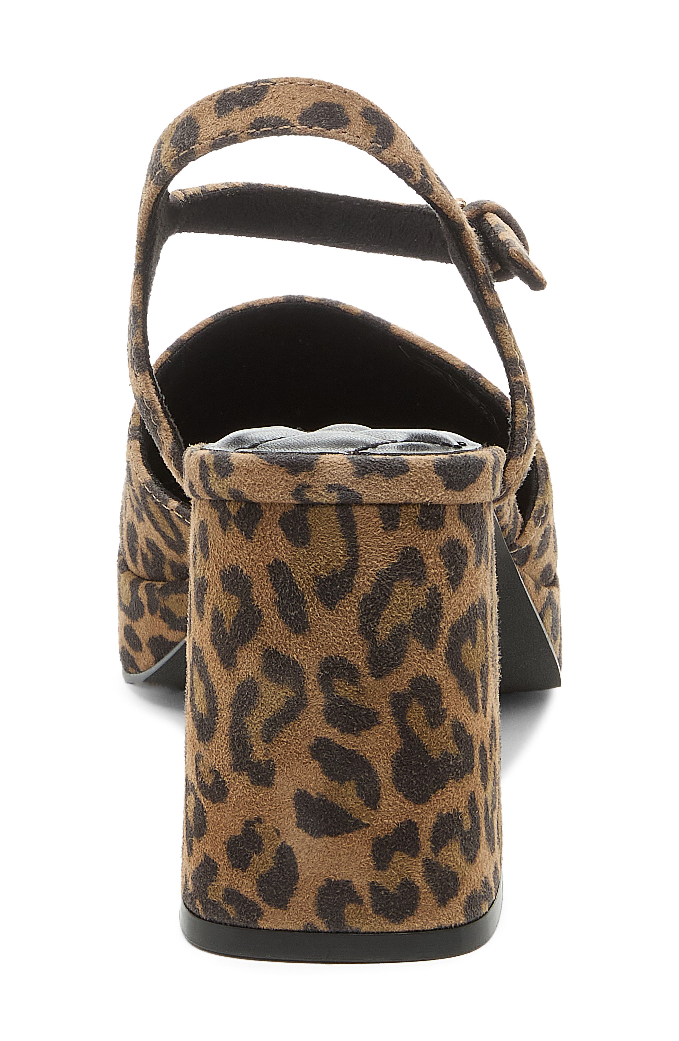 Kelsi Dagger Brooklyn Edna Ankle Strap Platform Pump, Alternate, color, Leopard