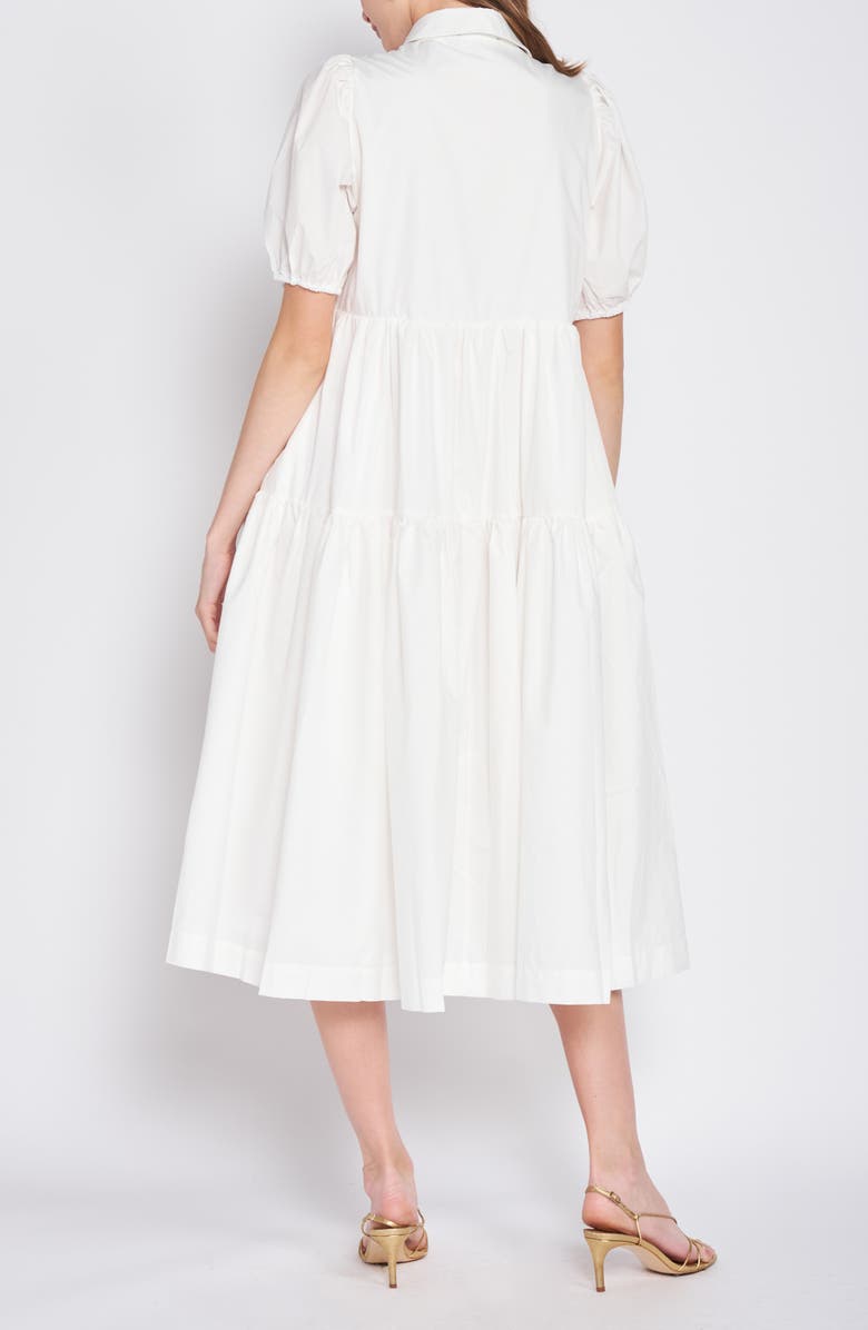 En Saison Poplin Midi Shirtdress, Alternate, color, 