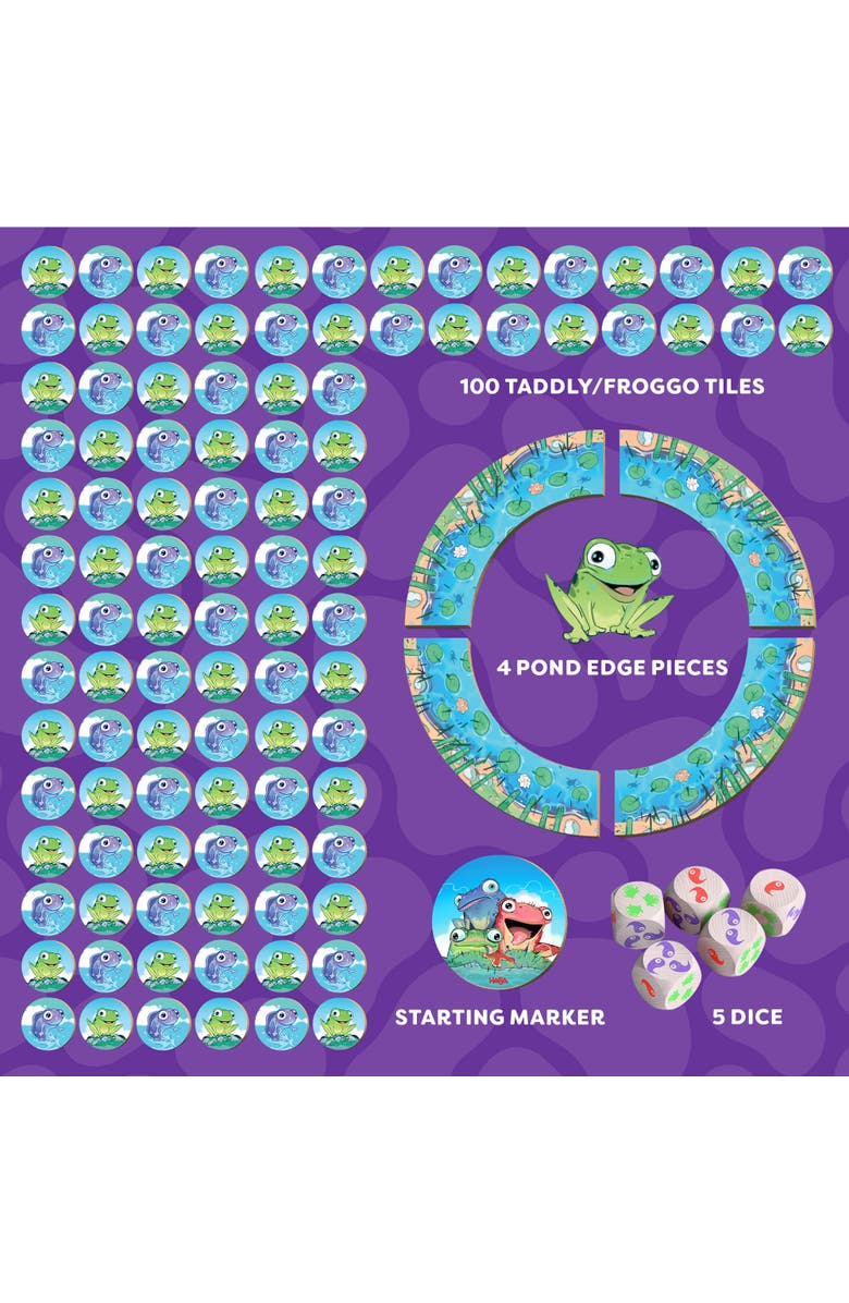 HABA Froggos Dice Game, Alternate, color, Yellow Multi