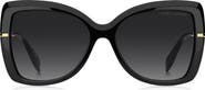 Marc Jacobs 56mm Gradient Butterfly Sunglasses