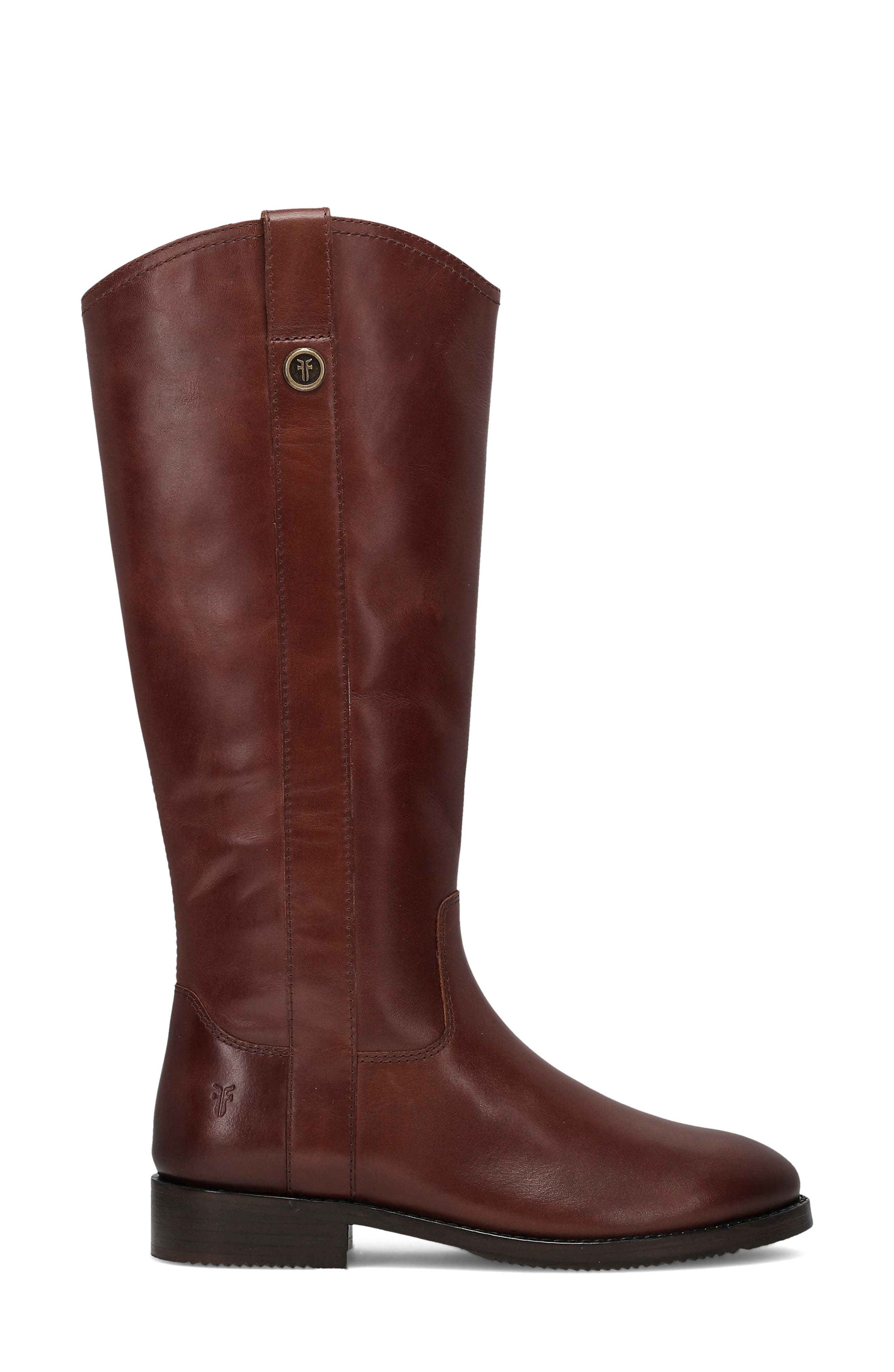Melissa Button Tall Boot, Alternate, color, SADDLE