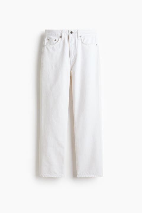 Straight High Waist Ankle Jeans