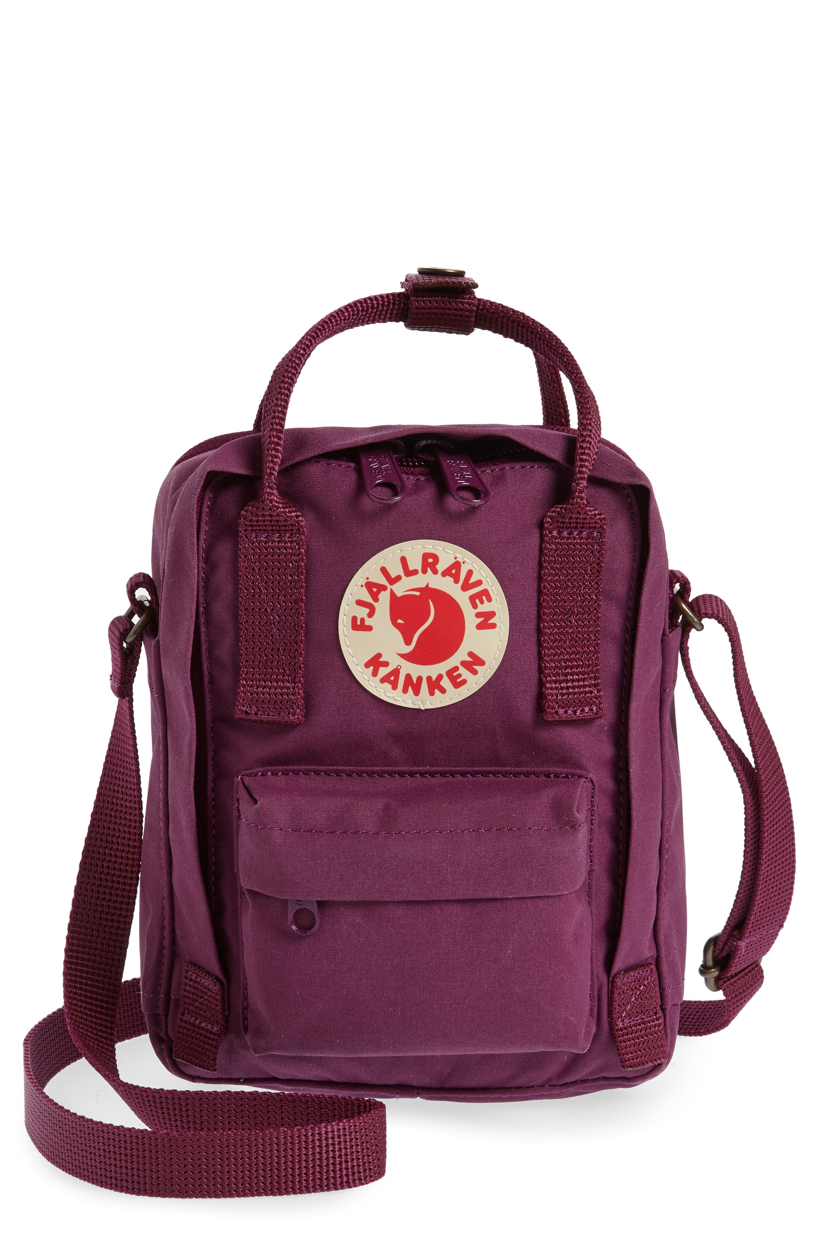 Fjällräven Kånken Water Repellent Sling Shoulder Bag, Main, color, Royal Purple