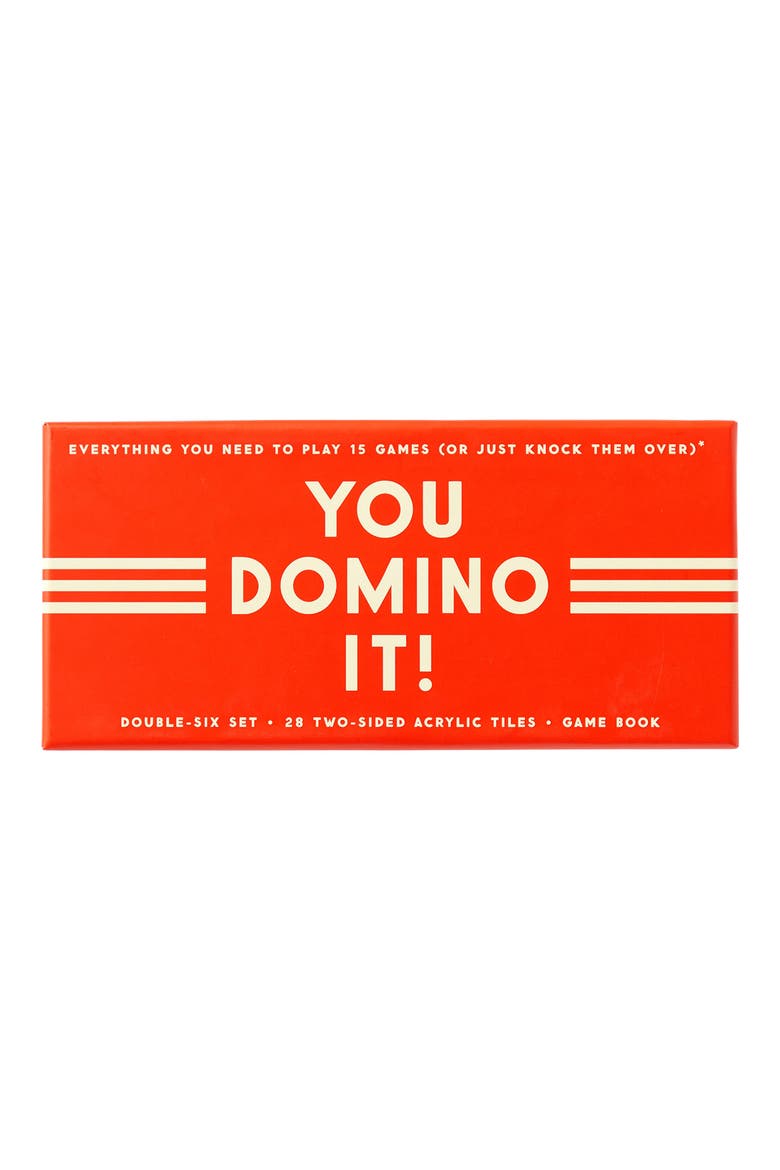 You Domino It! Game Set, Main, color, RED