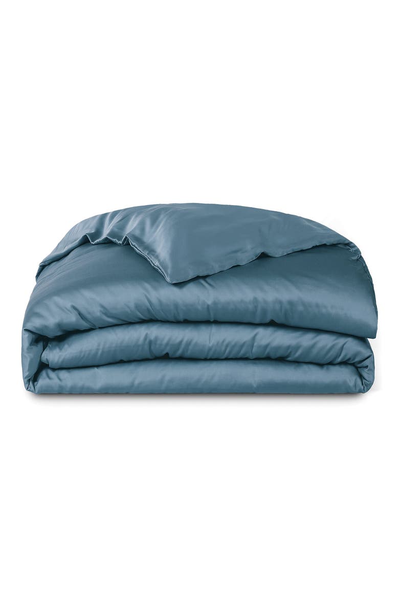 Tencel® Lyocell Duvet Cover, Main, color, TEAL