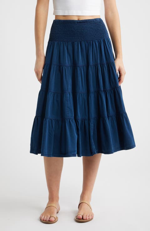 Bea Cotton Tiered Skirt