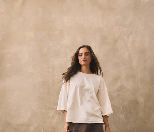 The Simple Folk The Oversized Tee In White