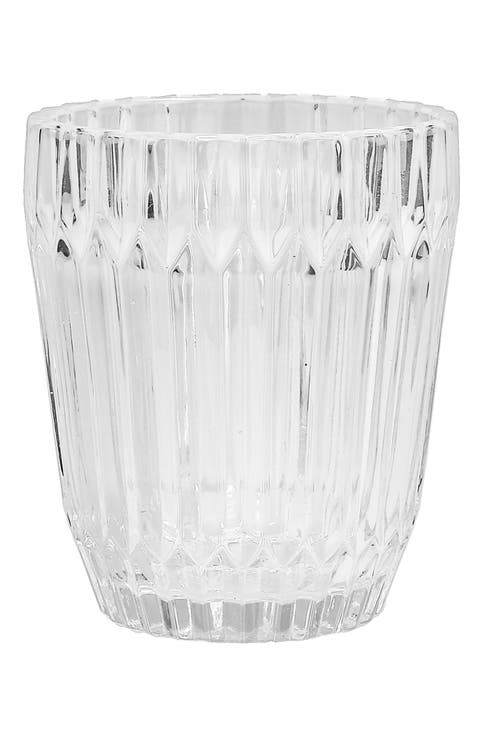 Archie Set of 6 Clear Double Old Fashioned Glasses