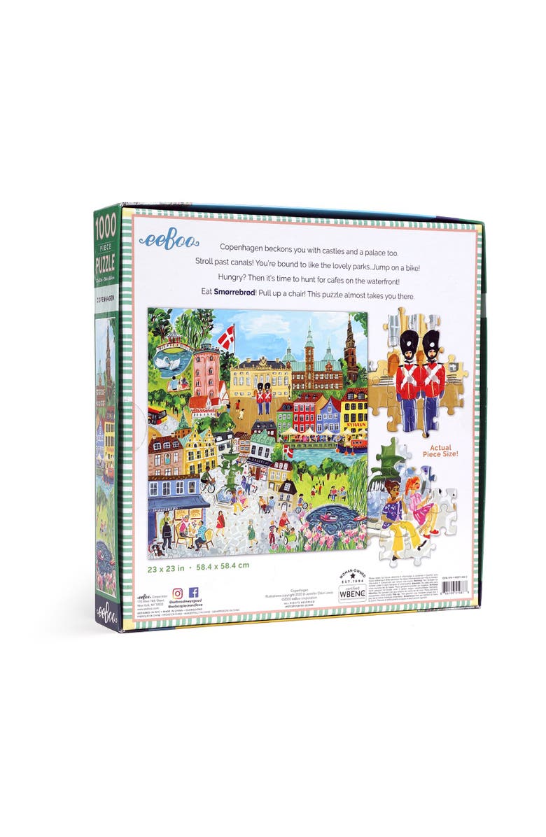 ZZDNU eeBoo Piece & Love eeBoo Piece and Love Copenhagen 1000 piece Jigsaw Puzzle, Alternate, color, 
