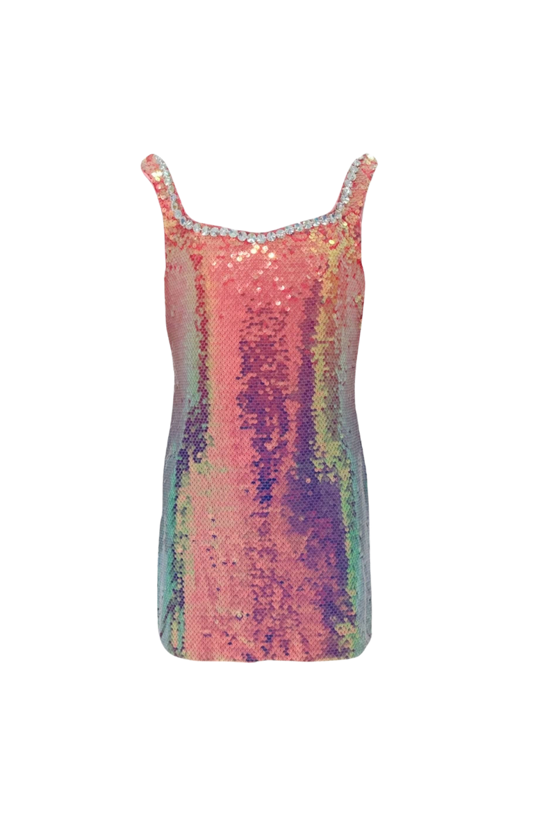 sunset sequin dress Lola + The Boys Sunset Ombre Shimmer Dress, 12