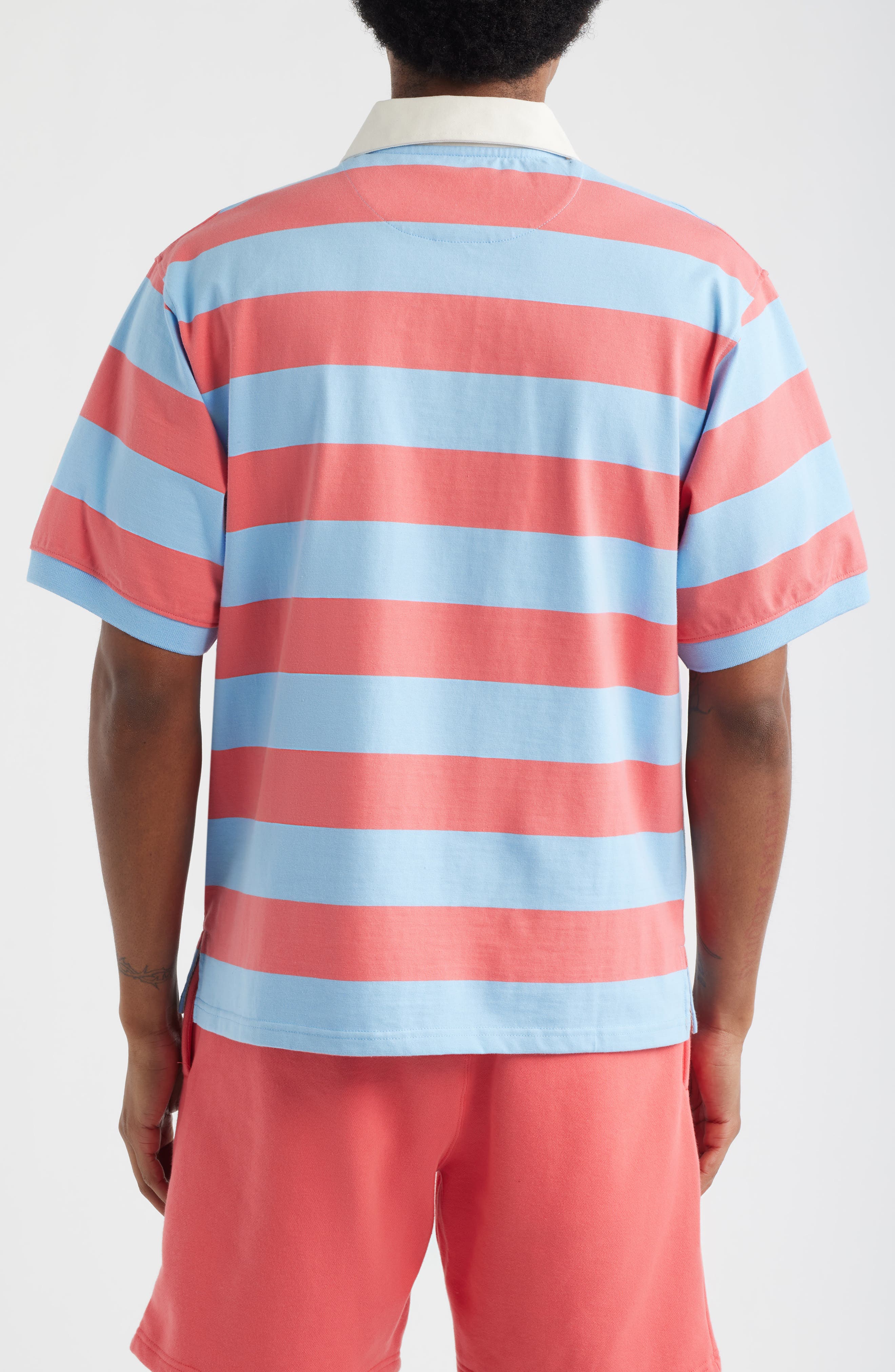 Trails Stripe Cotton Polo - image 2