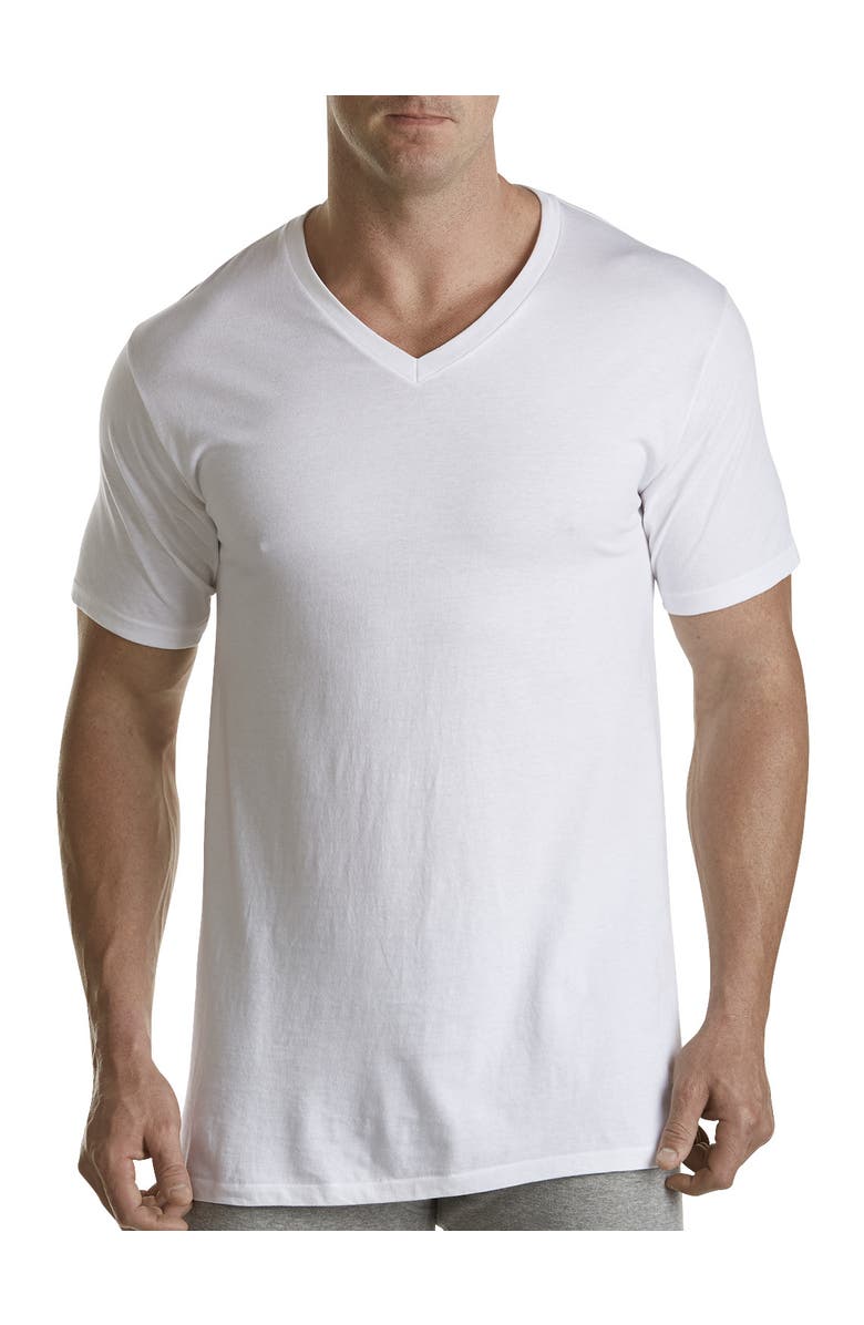 Jockey 2-pk Classic V-Neck T-Shirts, Main, color, White