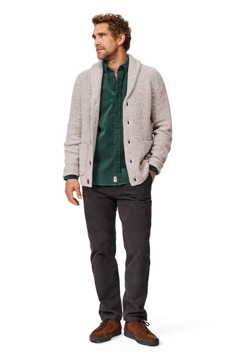 Aubin Studham Shawl Collar Cardigan, Alternate, color, 