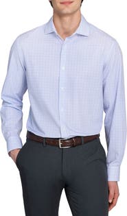 W.R.K Slim Fit Plaid Performance Dress Shirt
