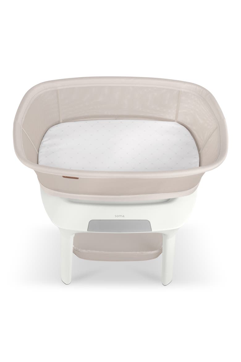 Mattress Cover for Soma Smart Bassinet, Alternate, color, WHITE