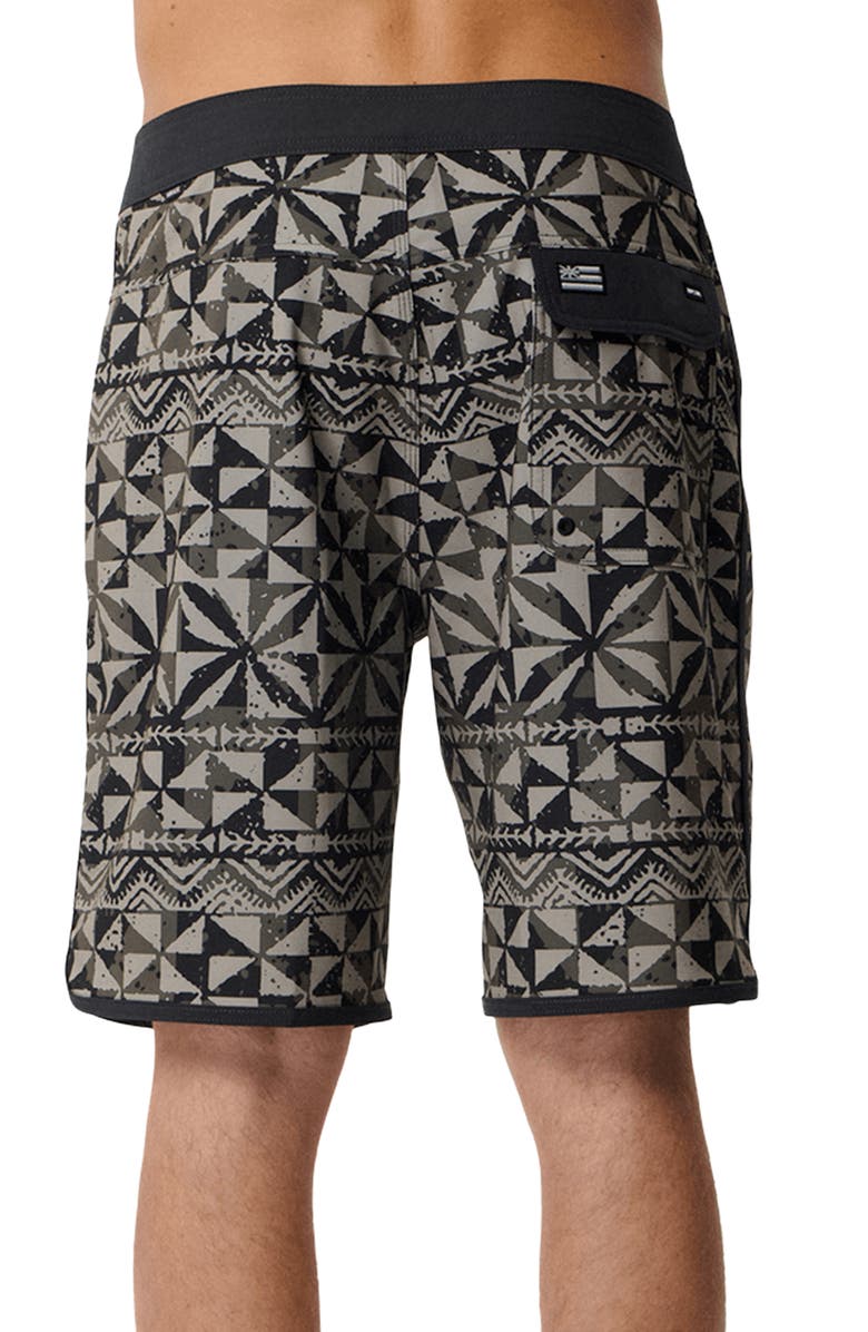 Rip Curl Mirage Big Tapa Board Shorts, Alternate, color, Military Green