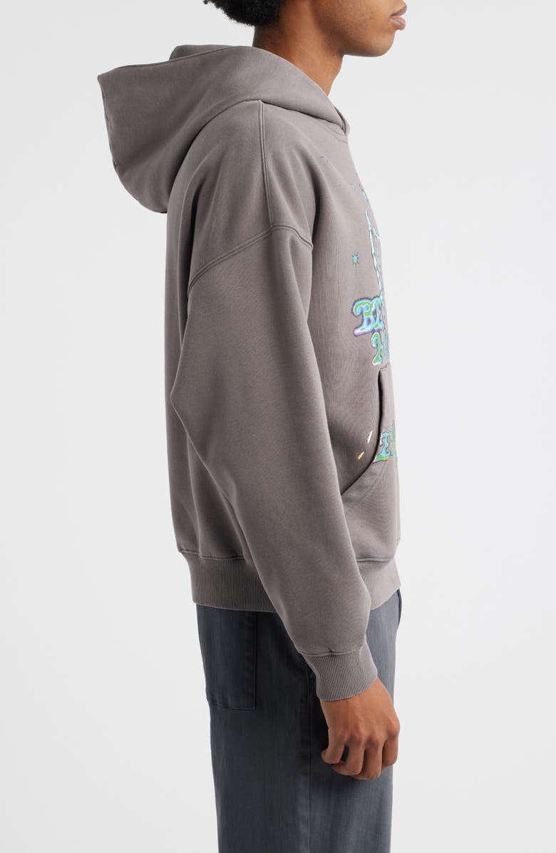 JUNGLES Enjoy Yourself Fleece Hoodie, Alternate, color, Grey