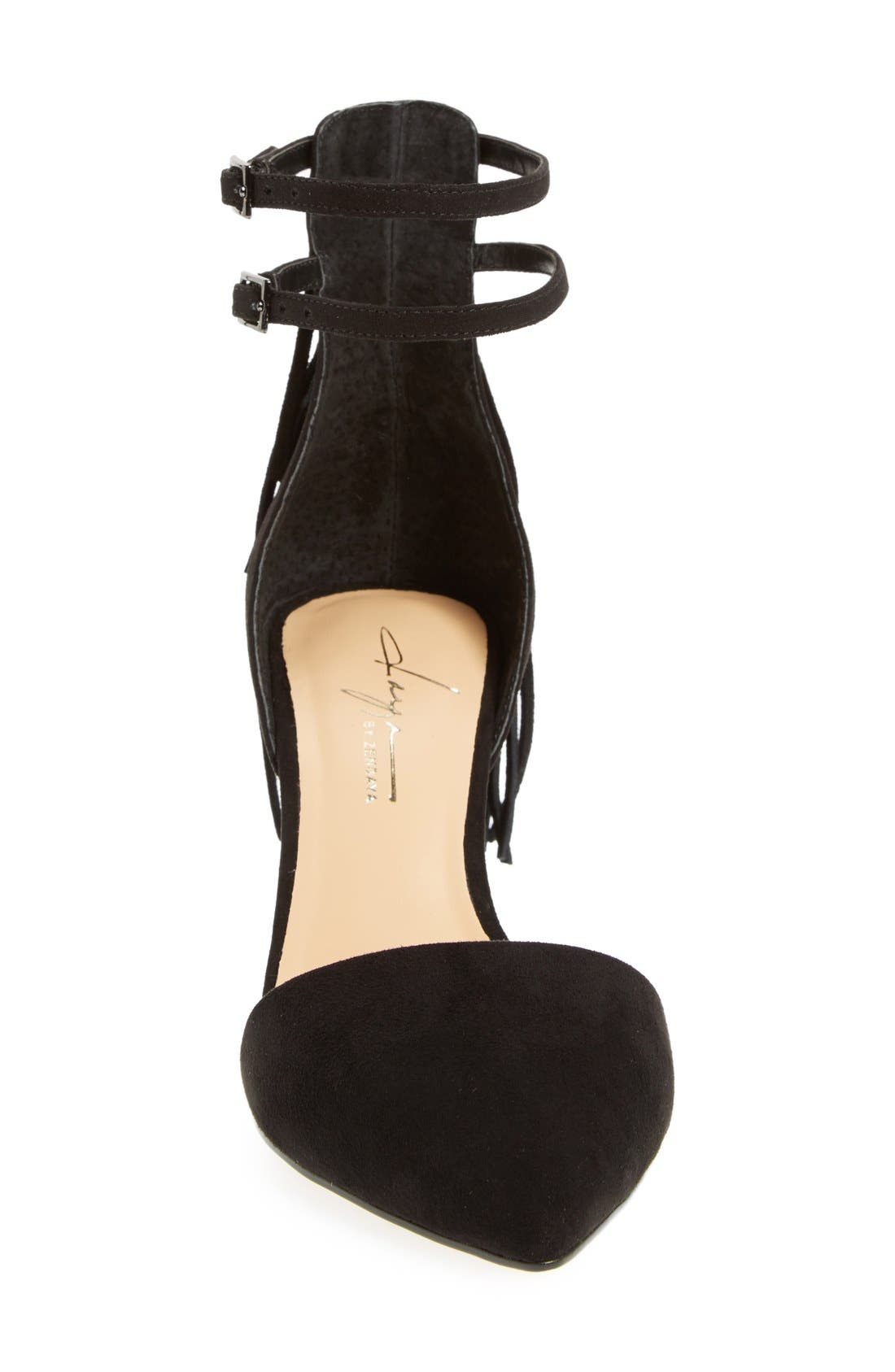 Daya by Zendaya 'Ansley' Fringe Pointy Toe Pump, Alternate, color, 