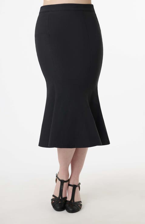 Boucle Trumpet Skirt