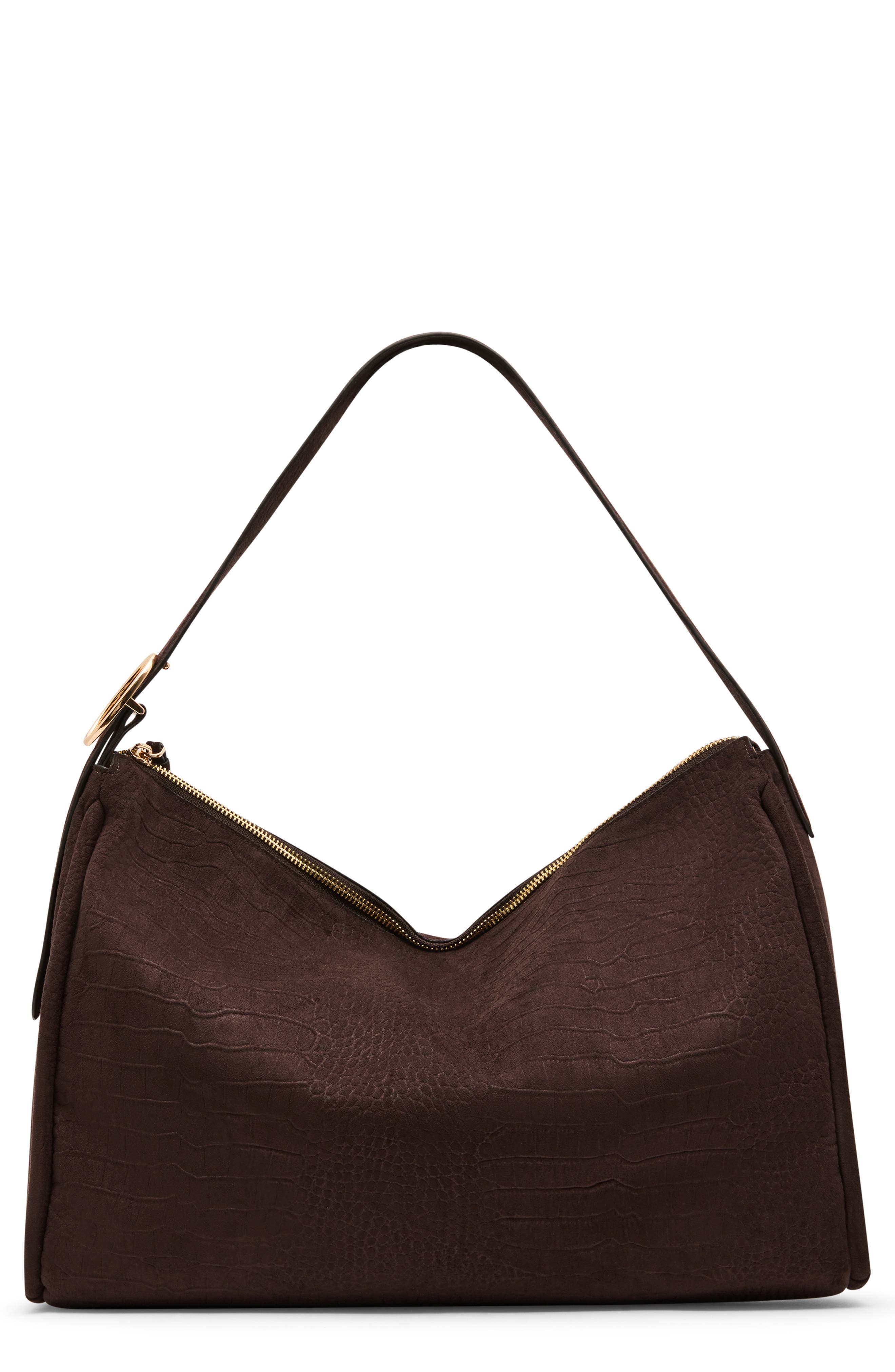 Slouch Hobo Bag, Main, color, ESPRESSO/ ESPRESSO