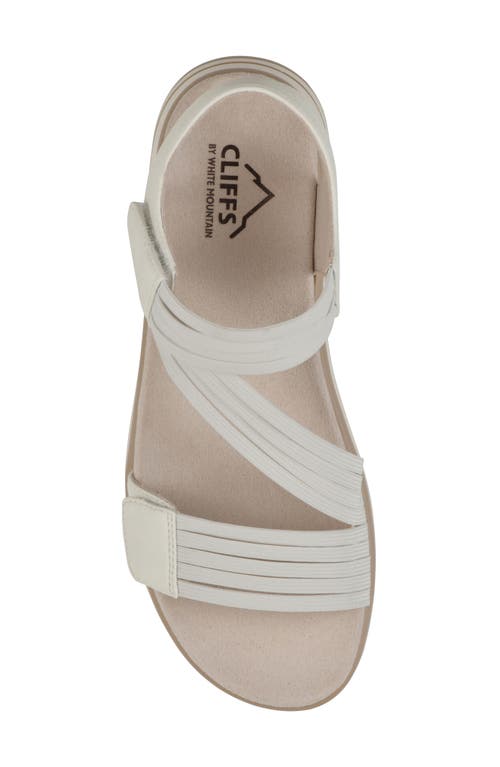 Cliffs By White Mountain Hapford Sandal In White Nubuck