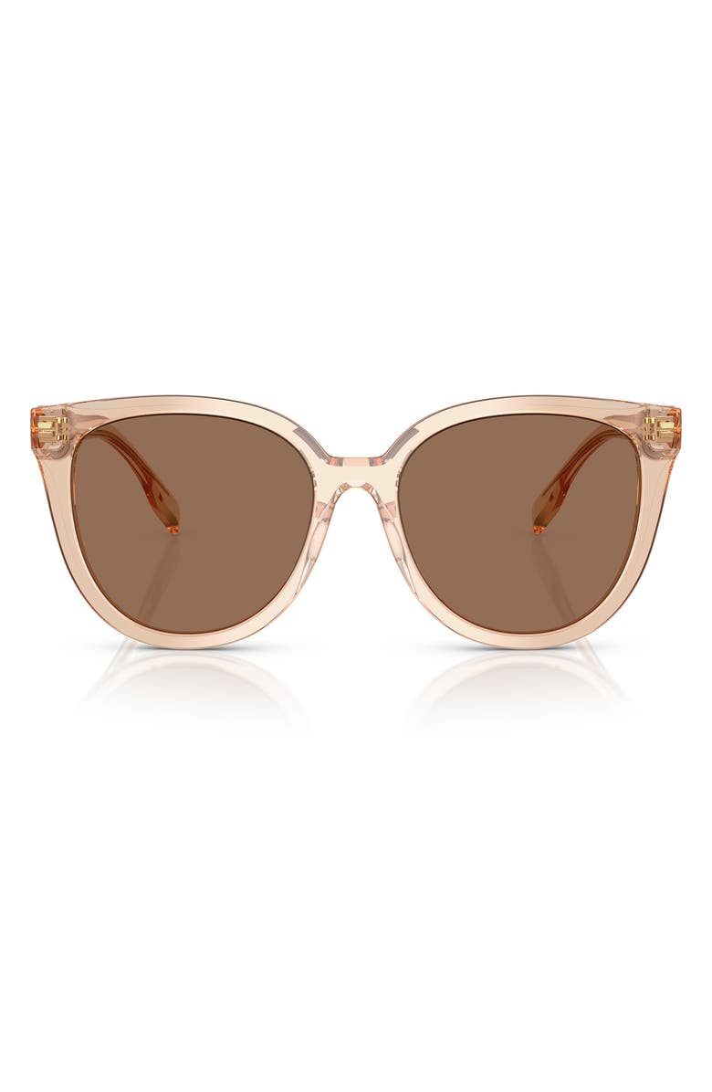 Tory Burch 56mm Phantos Sunglasses, Main, color, Transparent