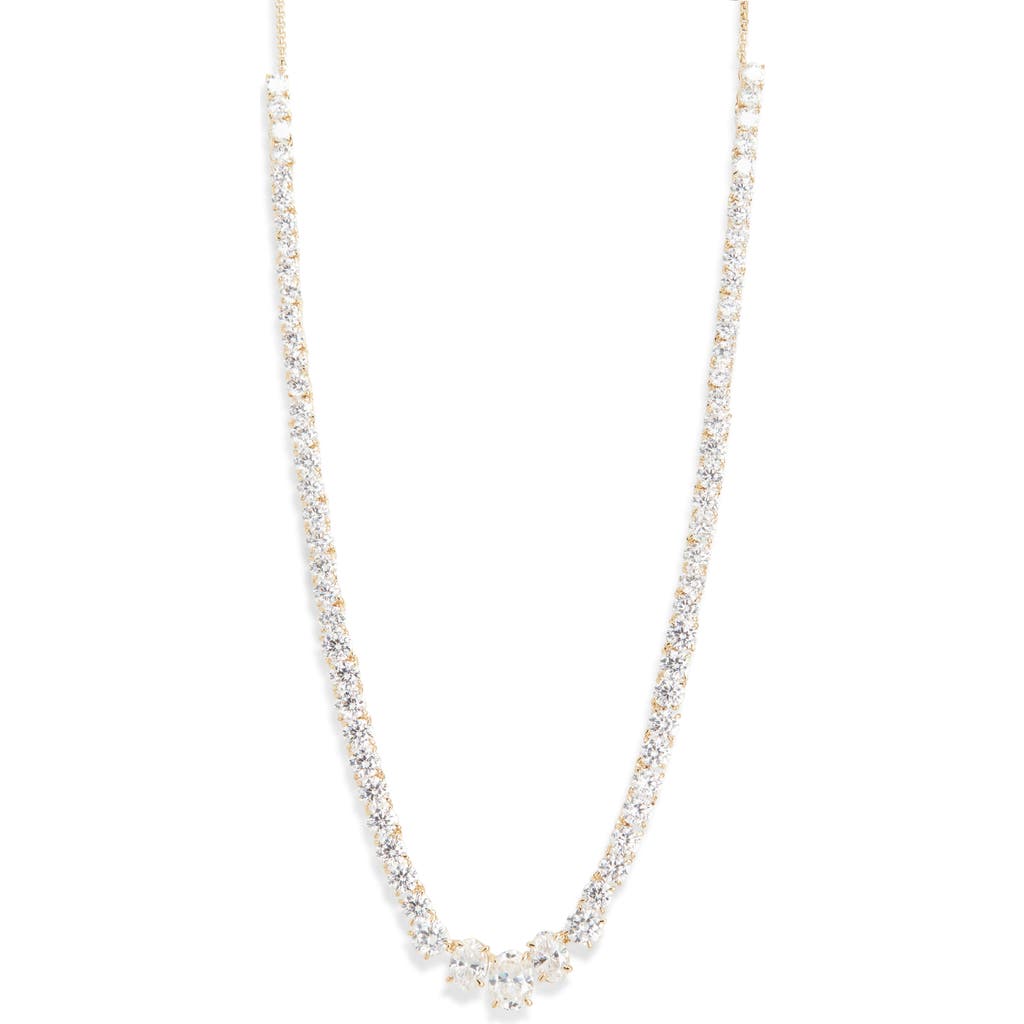 Nadri Stellar Slider Collar Necklace In Gold
