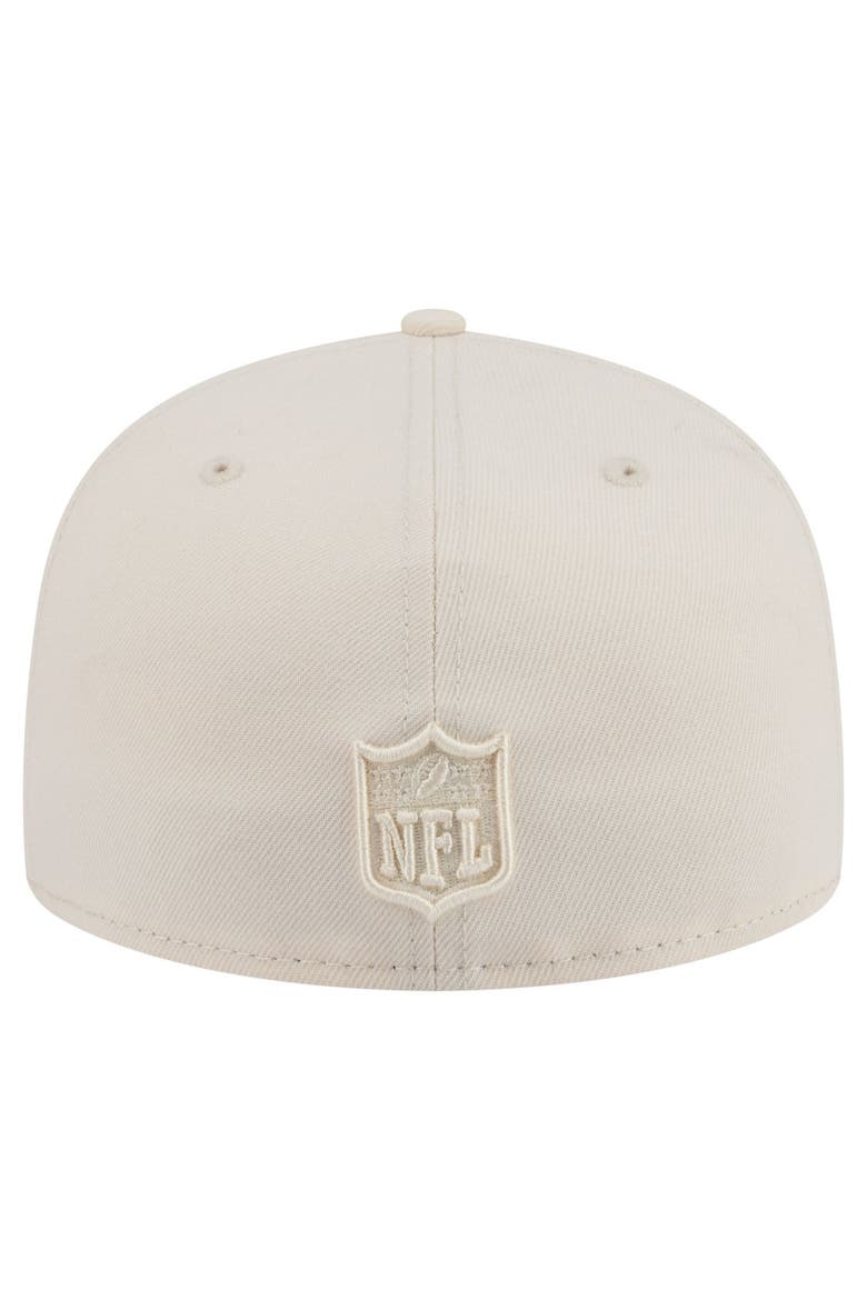 Men's New Era Cream Denver Broncos Color Pack 59FIFTY Fitted Hat, Alternate, color, Cream