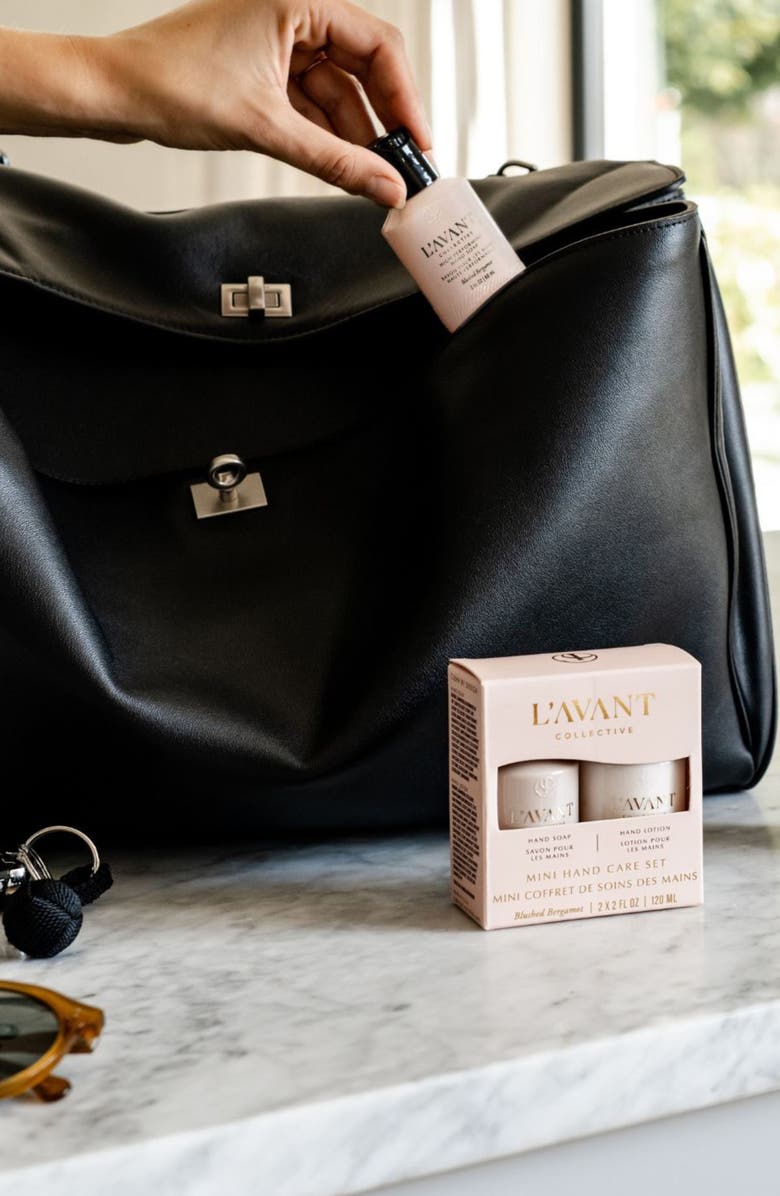 L'AVANT Collective Blushed Bergamot 2-Piece Mini Hand Care Set, Alternate, color, Blushed Bergamot