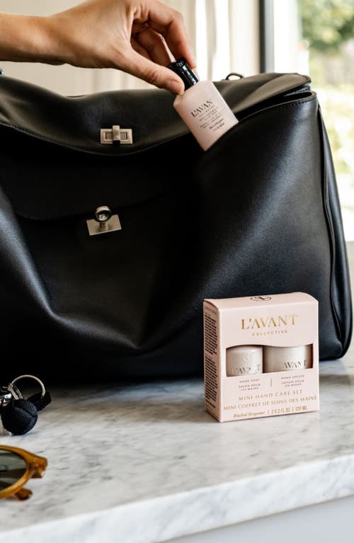 L'AVANT COLLECTIVE L'AVANT COLLECTIVE BLUSHED BERGAMOT 2-PIECE MINI HAND CARE SET