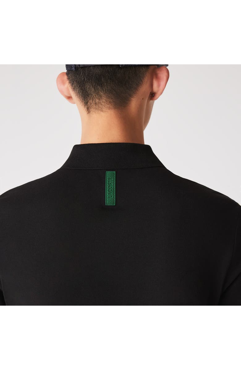 Lacoste Solid Stretch Cotton Blend Polo Shirt, Alternate, color, 031 Noir