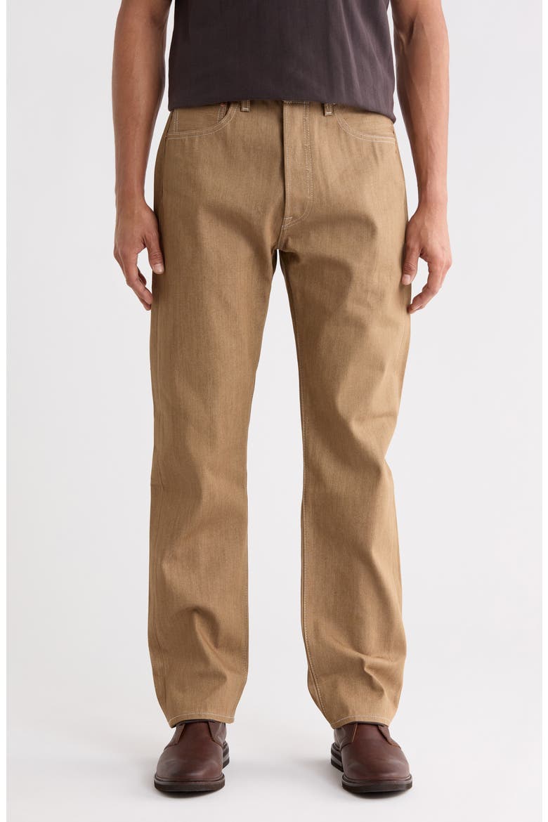 501® Original Straight Leg Jeans, Main, color, BEIGE RIGID STF