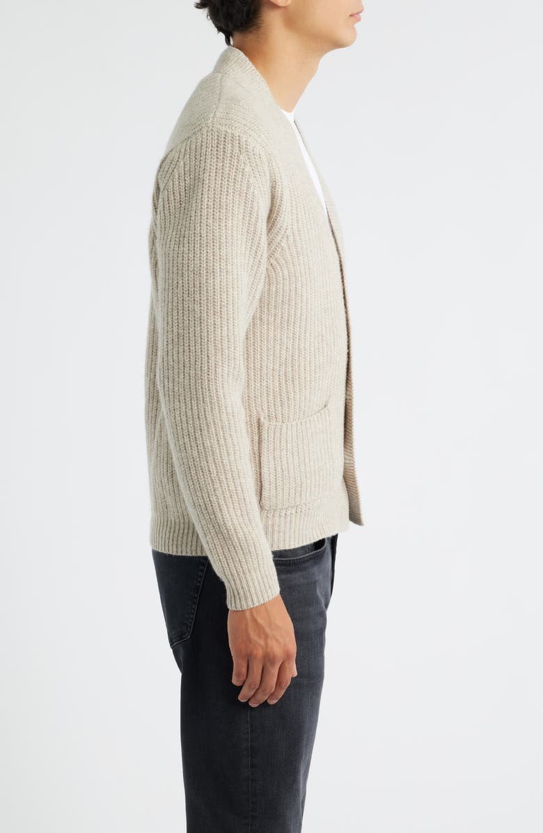 ALEX CRANE Vale Merino Wool V-Neck Cardigan, Alternate, color, Bone