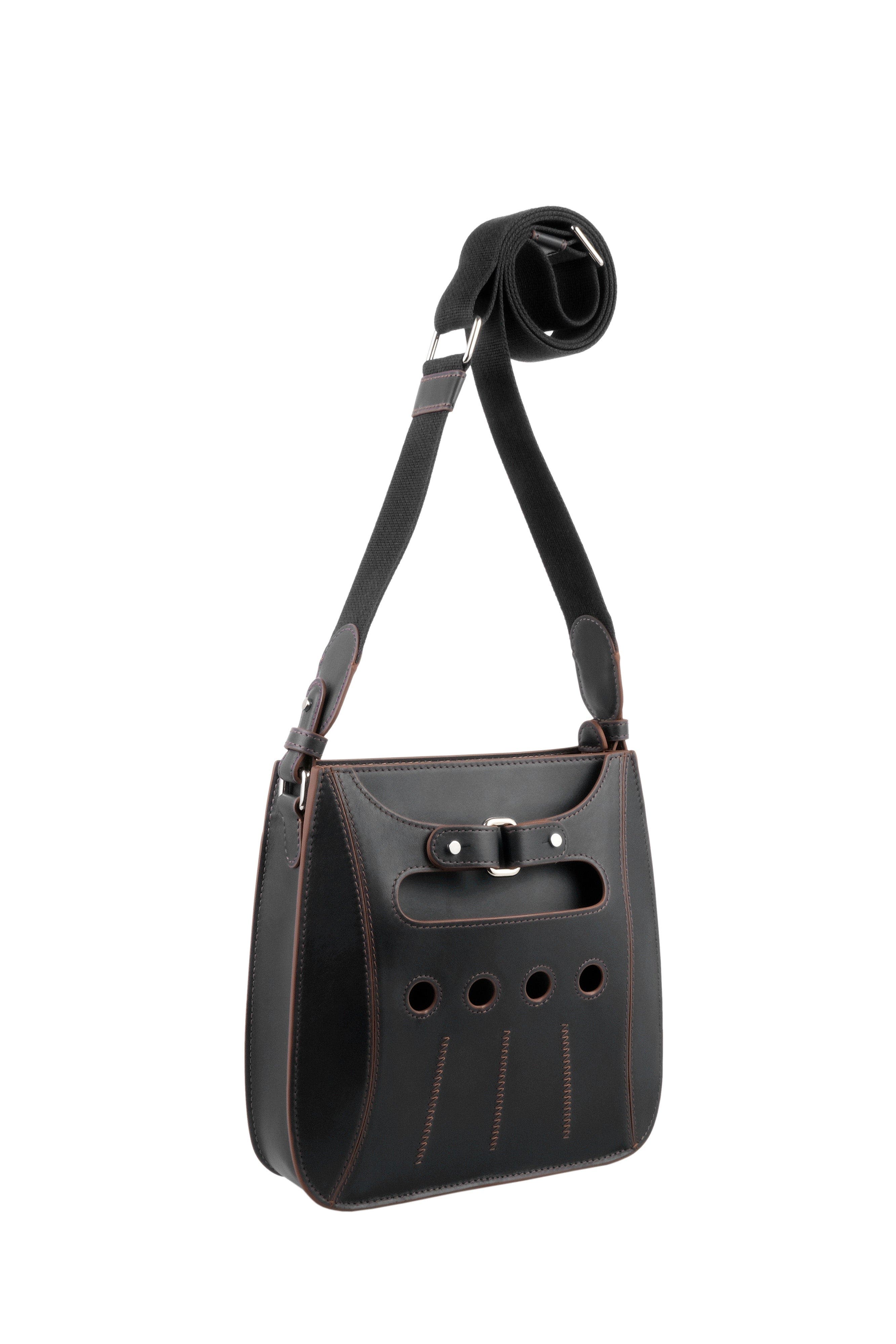 PERRIN PARIS Cabbie Xbody, Alternate, color, Black / Auburn