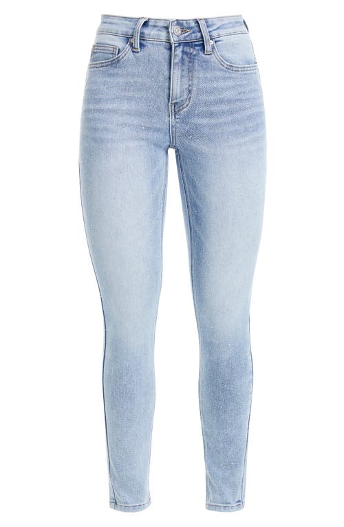 Bayeas High Waist Slim Straight Leg Jeans In Blue