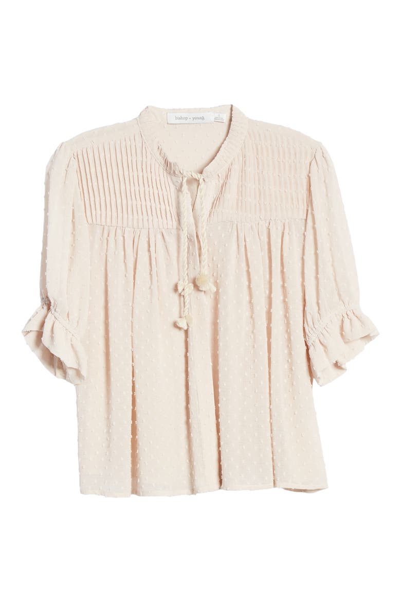 Sienna Blouse, Alternate, color, PORCELAIN