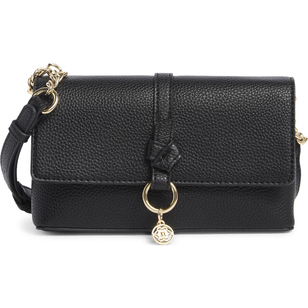 Nanette Lepore Akari Flap Shoulder Bag In Black